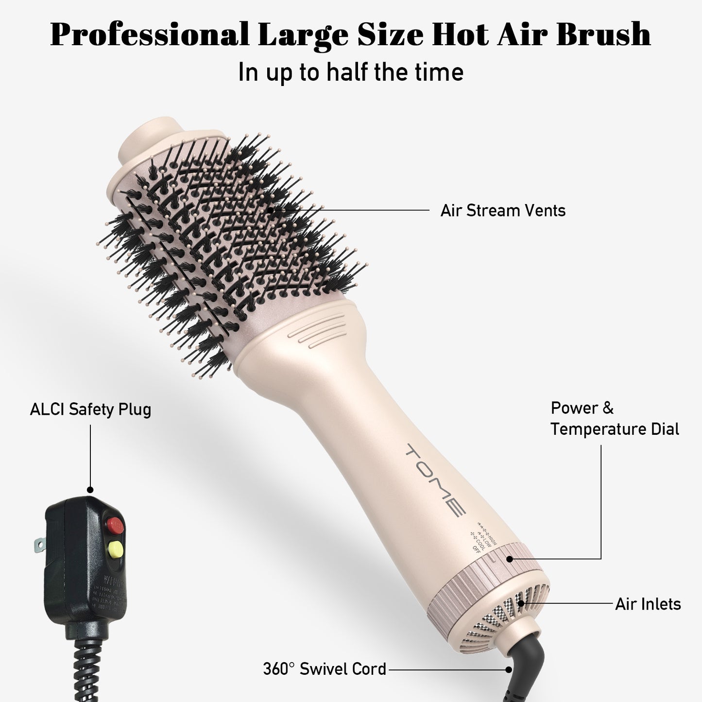 TOME Hot Air Brush Volumizer