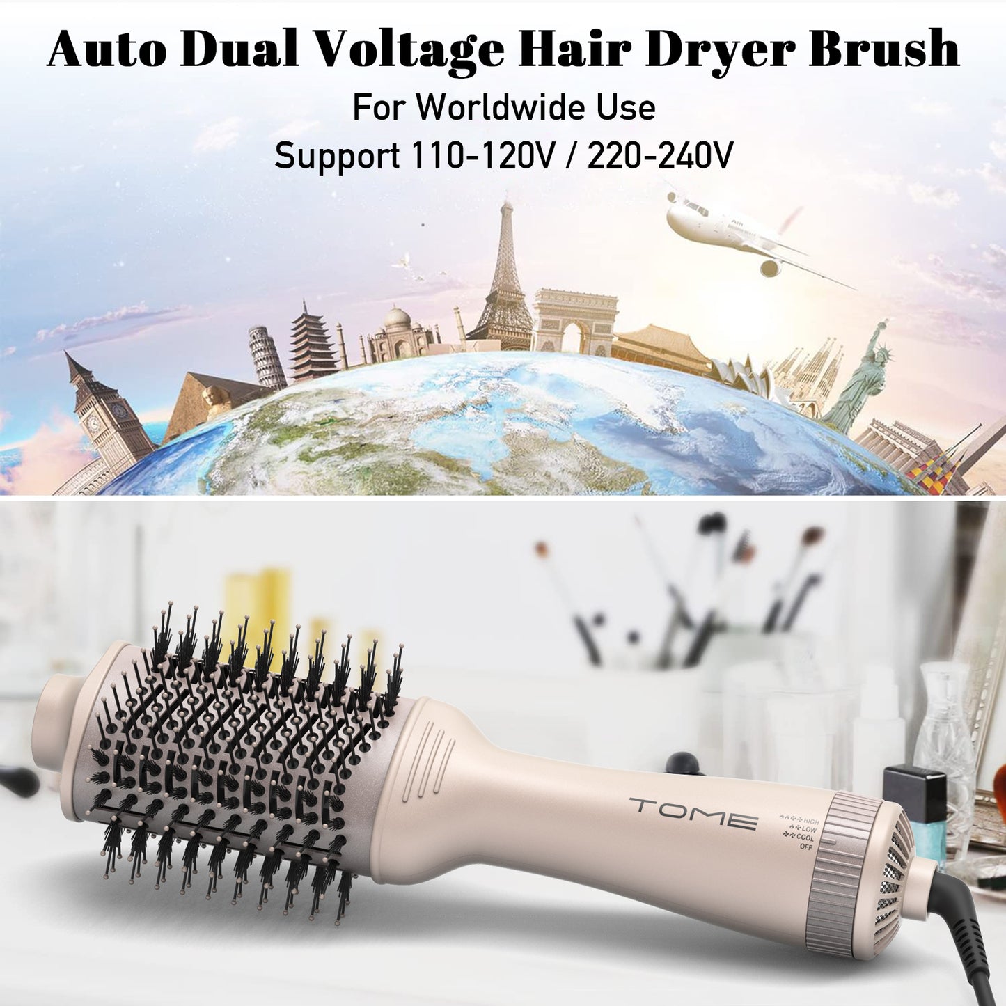 TOME Hot Air Brush Volumizer