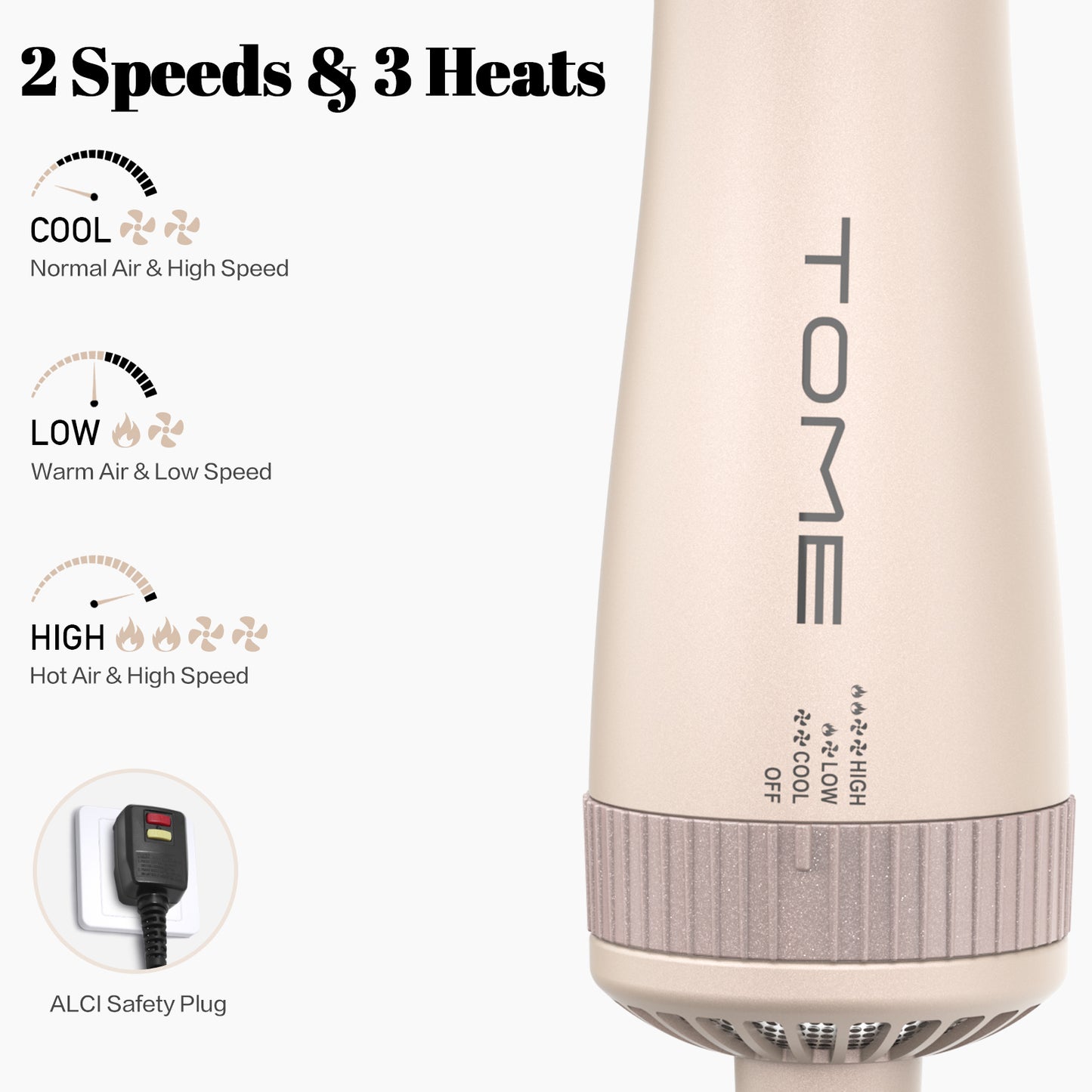 TOME Hot Air Brush Volumizer