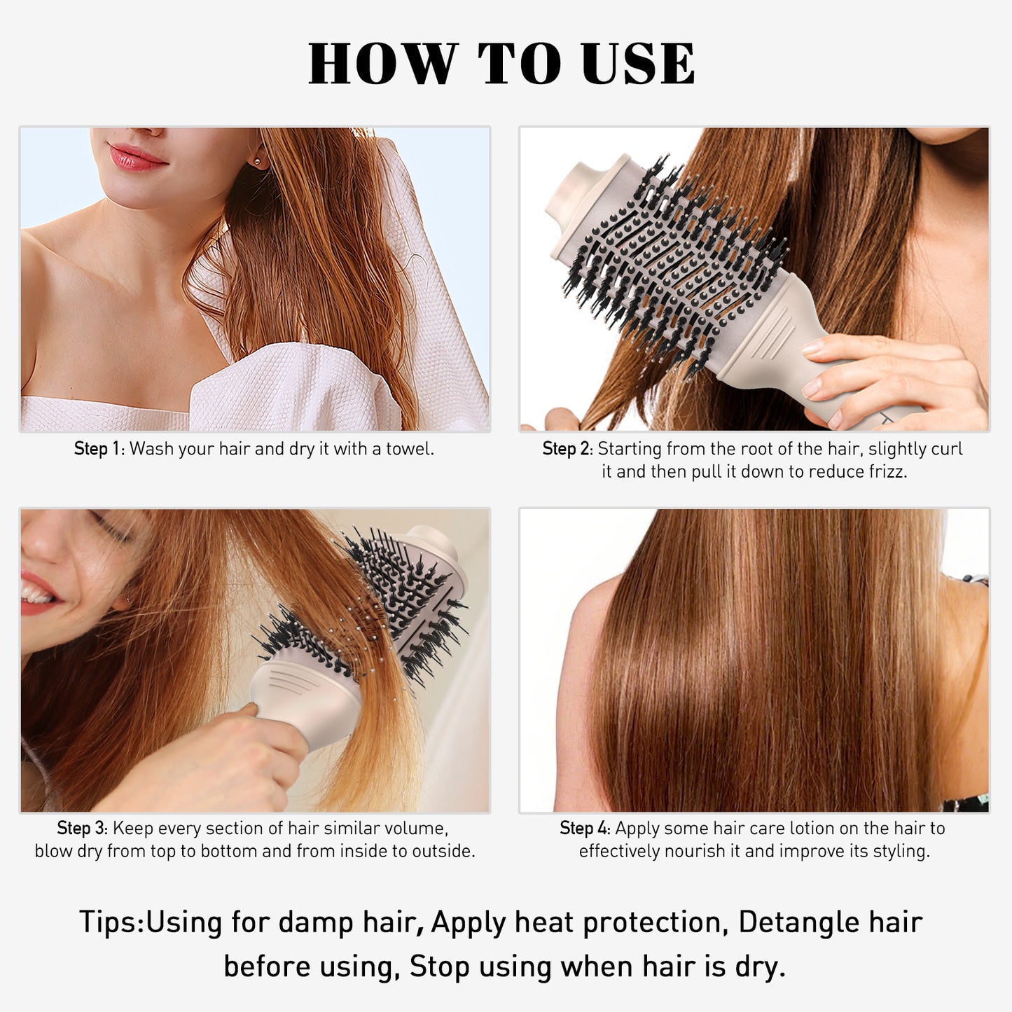 TOME Hot Air Brush Volumizer