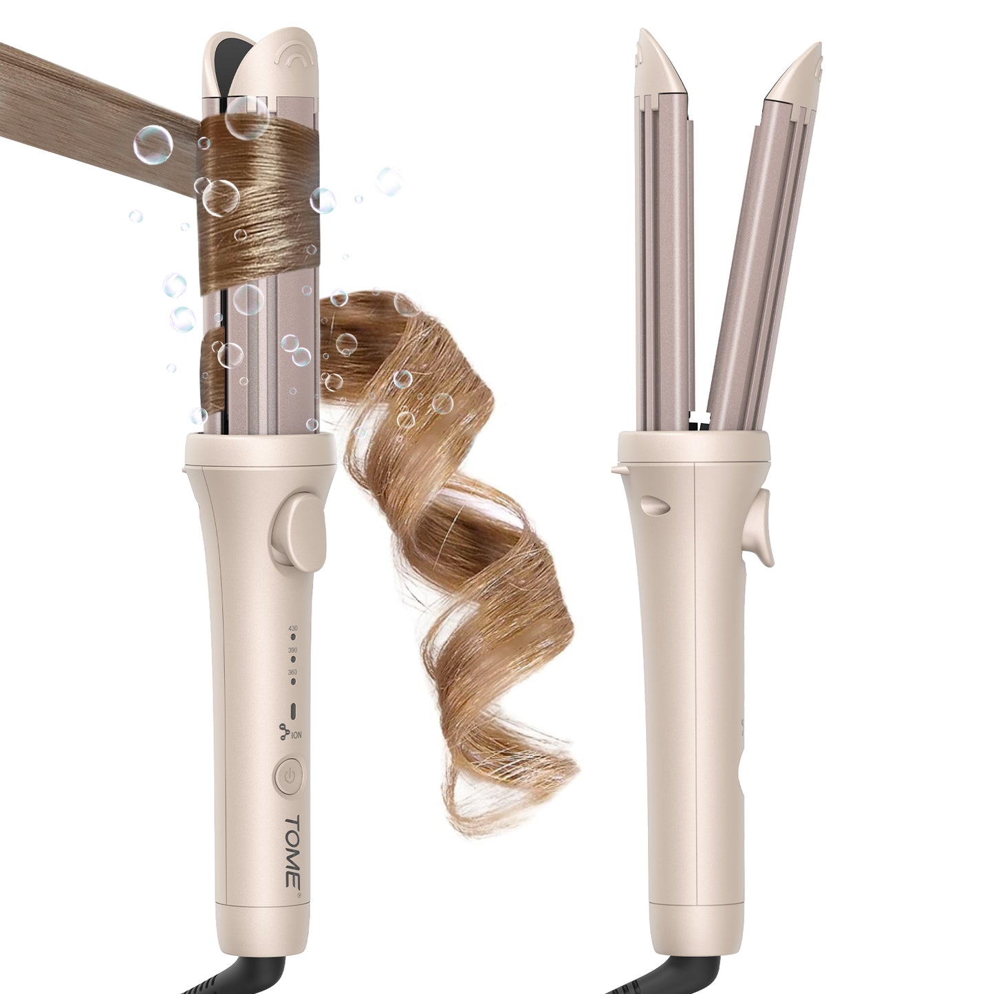 TOME 2in1 Hair Straightener and Curler