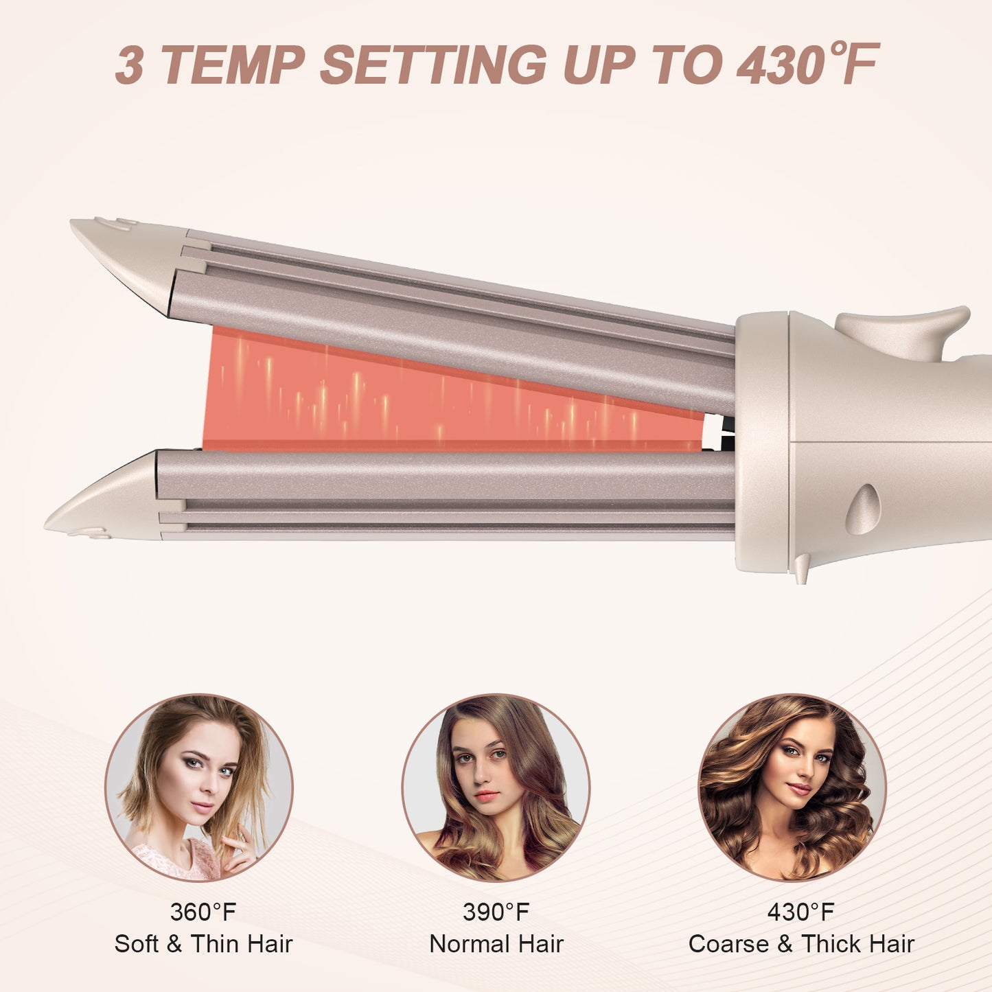 TOME 2in1 Hair Straightener and Curler