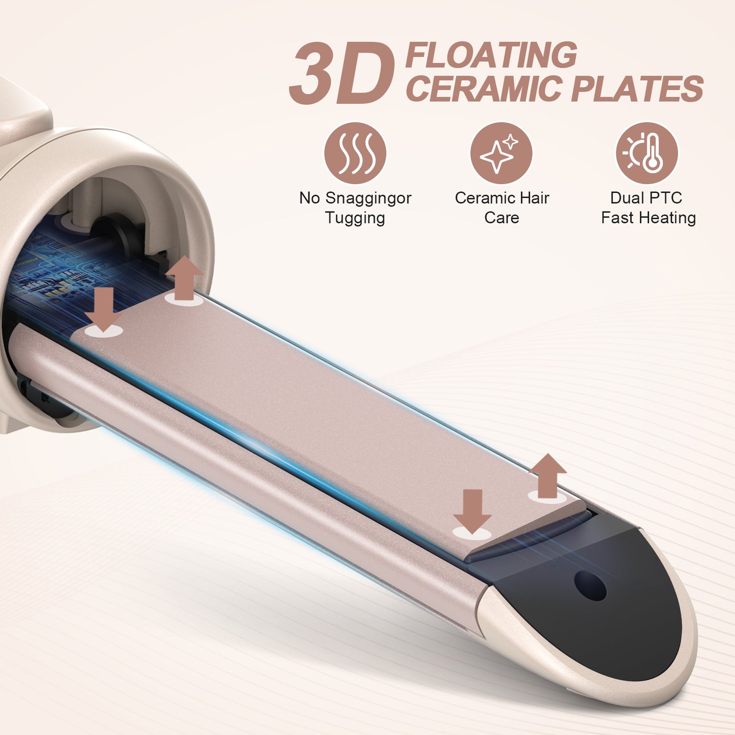 TOME 2in1 Hair Straightener and Curler