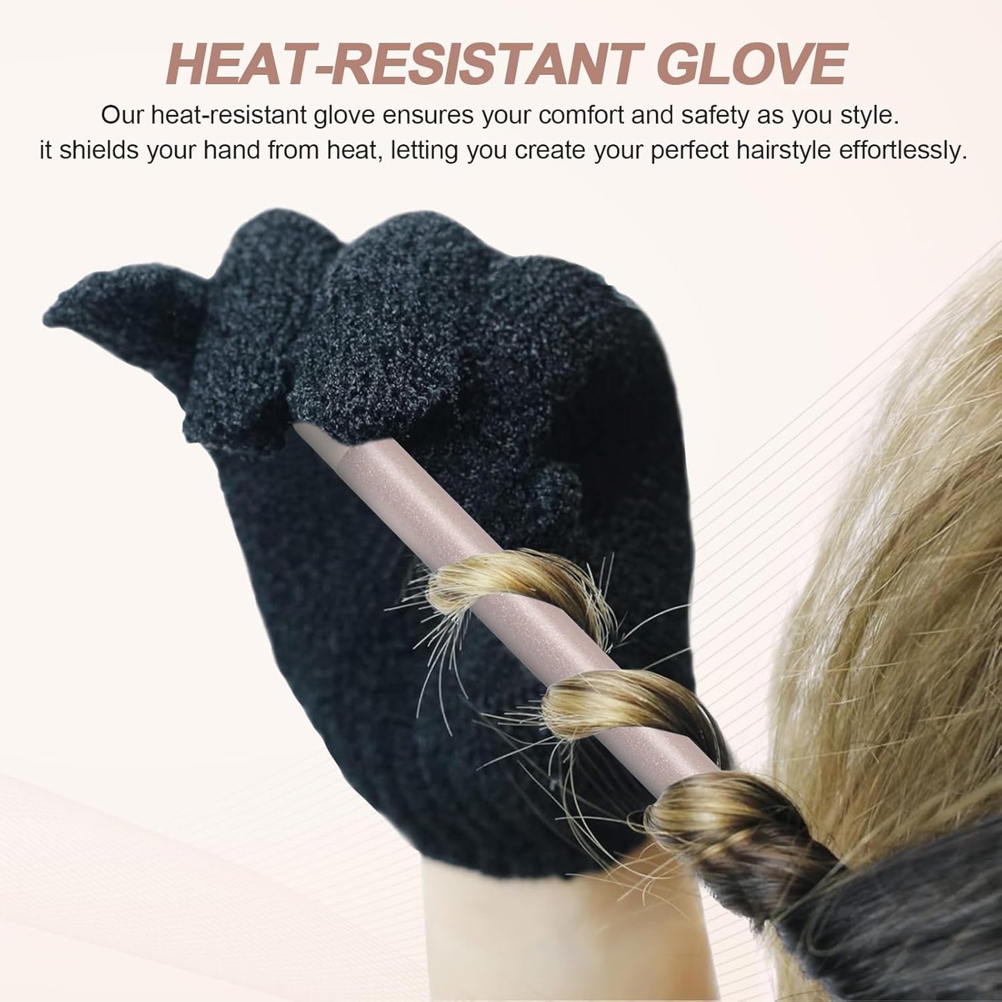 ToMe 1/2 Inch Dual Voltage Hair Curling Wand